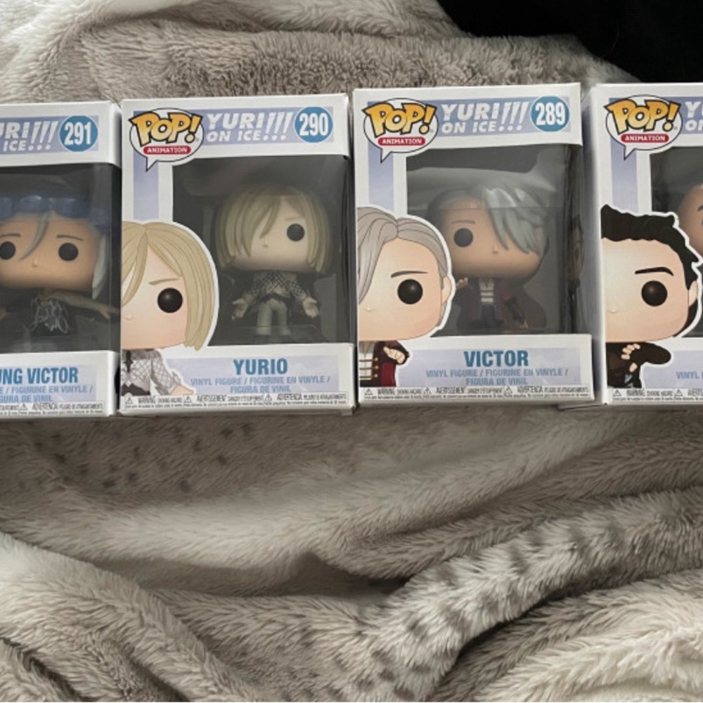 Funko Pop! Yuri on Ice Vinyl Figures Set
